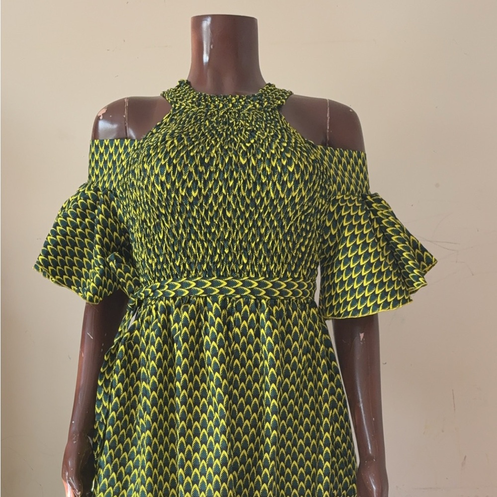 Adomah Green Dress.